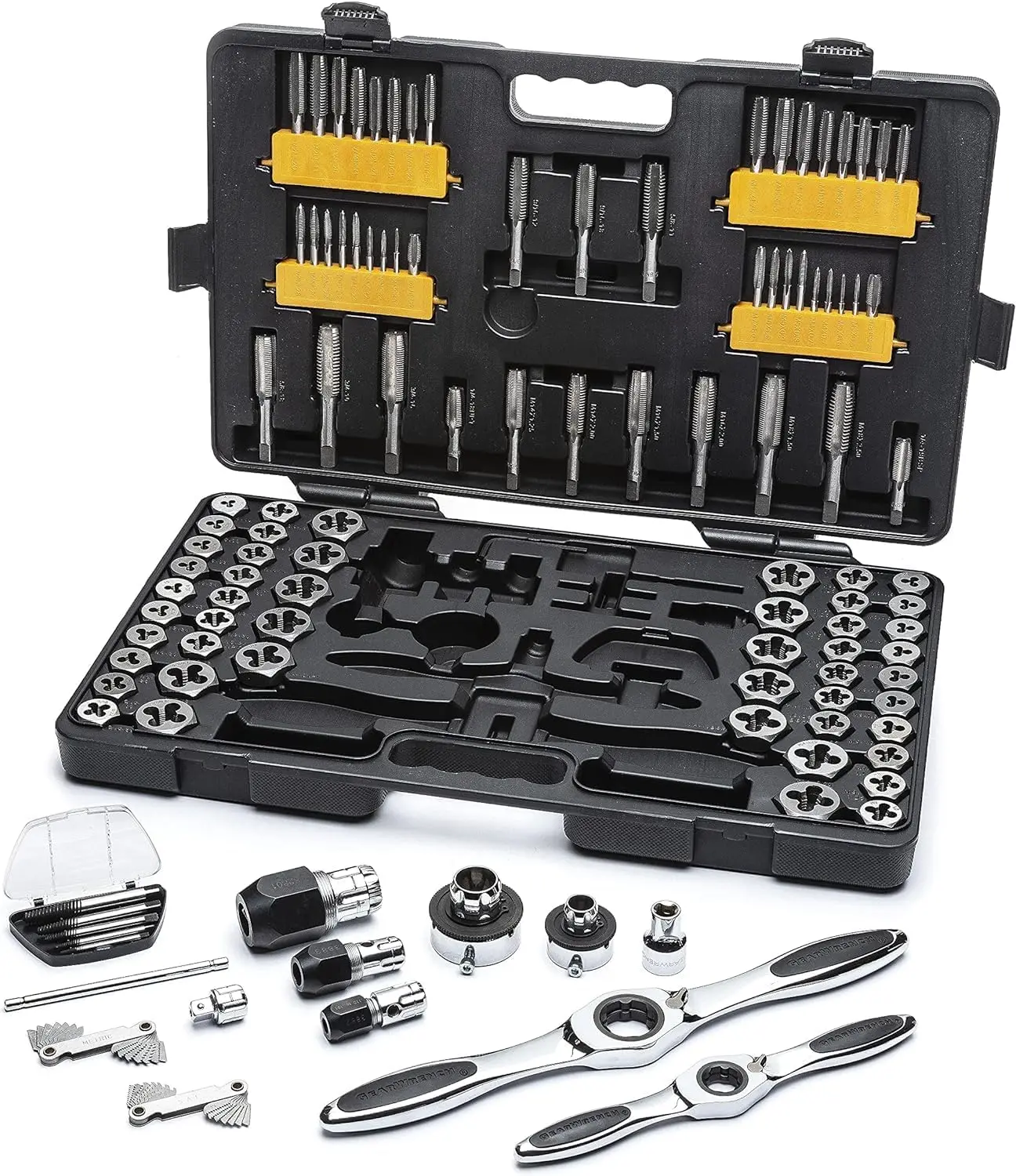 114 Piece Ratcheting Tap and Die Set |  & Metric | 82812