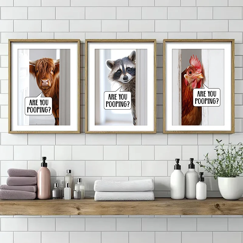 Cute Moving ‘Are You Pooping?’ - огляд і ціна Home Bathroom Trends