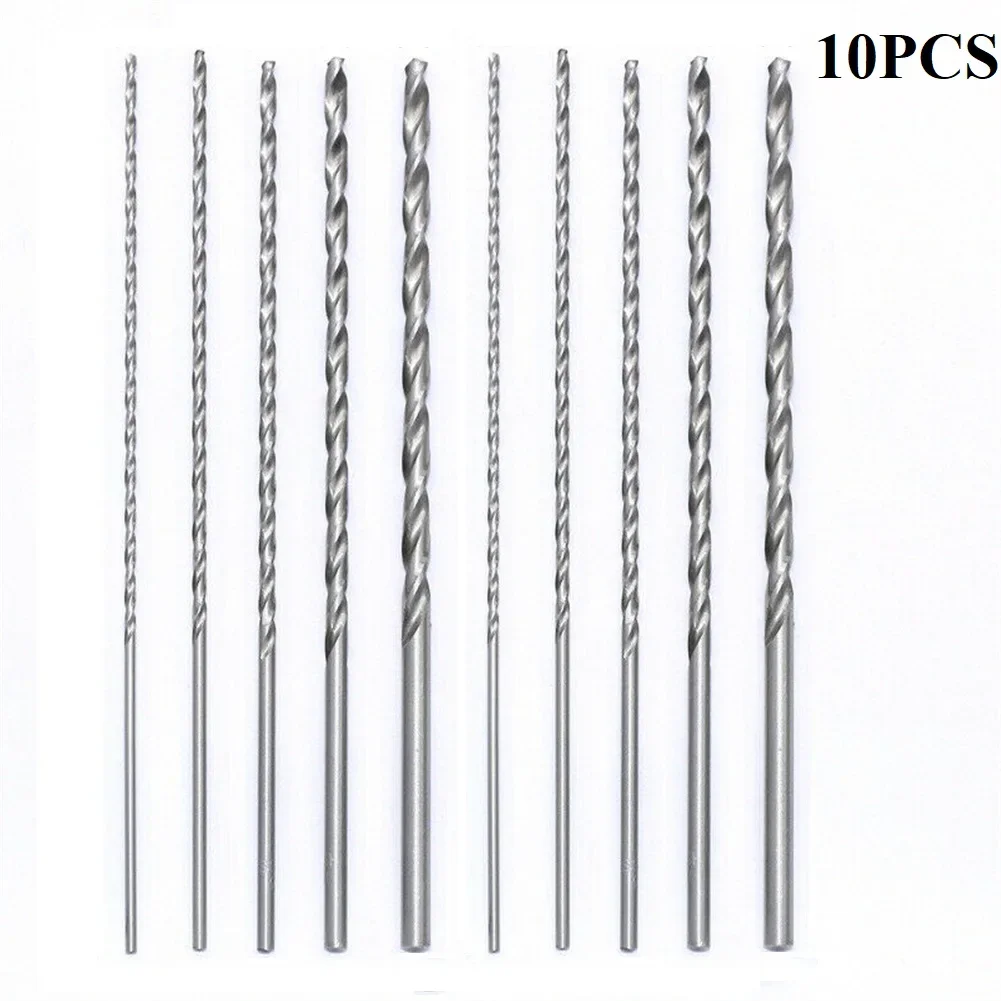 Quality Drill Bit Drill Bit Set 10 Pcs 2mm/3mm/3.5mm/4mm/5mm Extra Long For Drilling Machines For Electric Drills