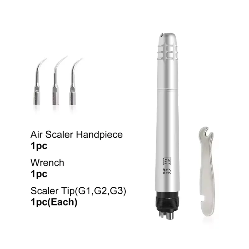 2Holes/4Holes Dental Ultrasonic Air Scaler Handpiece 3Tips Air Scaling Polishin Whitening Cleaner Tools Teeth Dentistry Supplies