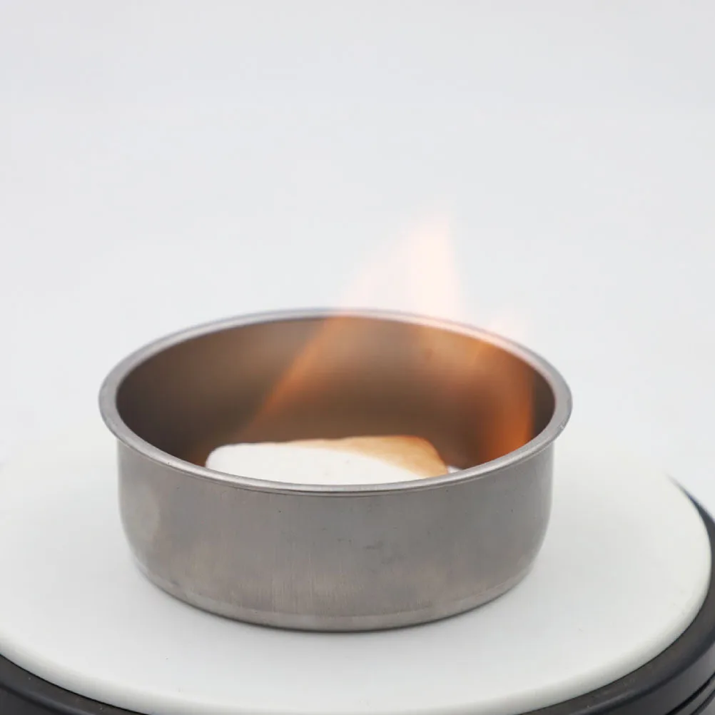 

12pcs Iron Cups Reusable Desktop Container For Home Decor Dining Table Silver Holders Retro Tray Metal Craft