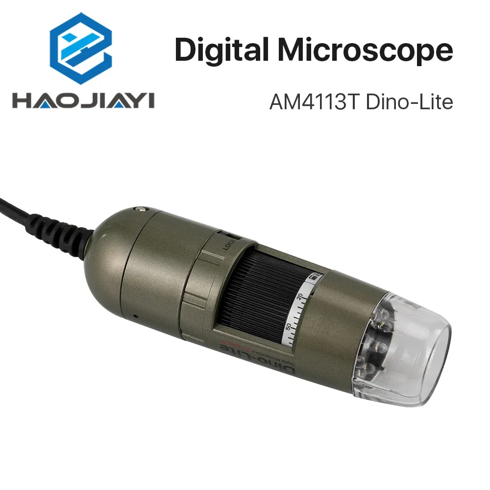 Digital Microscope AM4113T Dino-Lite 200X Enlarge Bulid-in 8 LED Light for Co2 Engraving Machine Measure Material