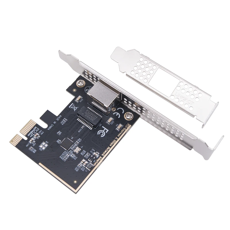 NEW 2.5Gb Network Card PCIE X1 to RJ45 100/1000Mbps 2.5Gbps Ethernet Wired LAN Controller Adapter RTL8125B Chip for Win7/8/10/11