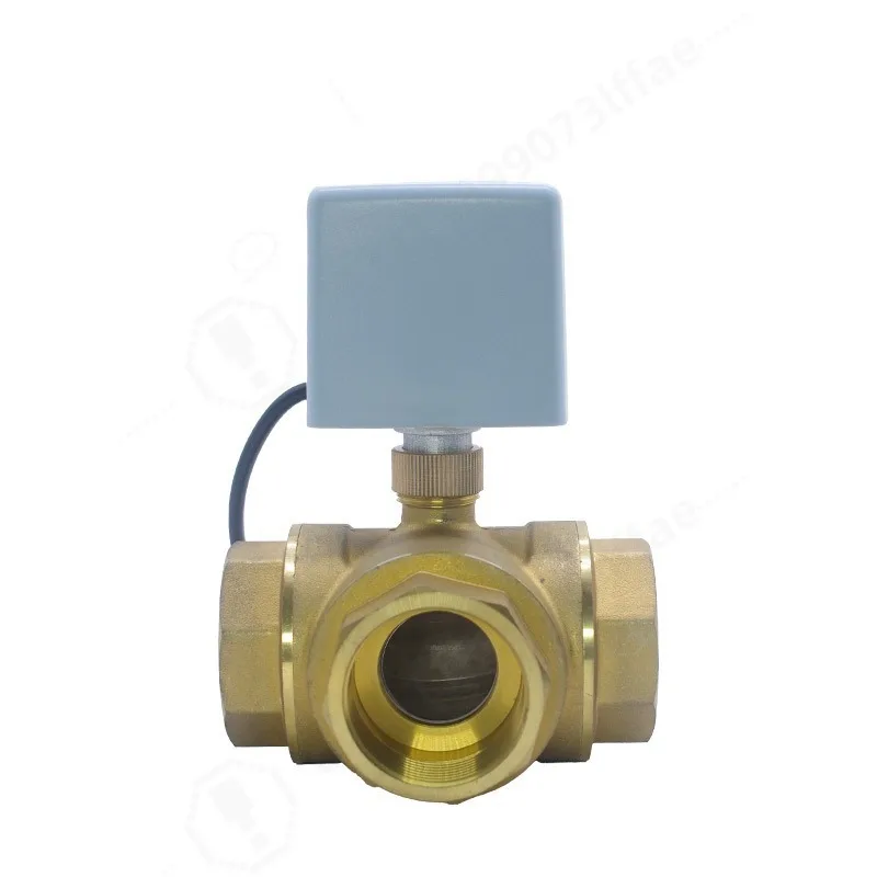 220VAC 3-Wire 2 Control 3 Way Electric Ball Valve Full Port Shut Off Valve For Solar Water System Irrigation Pipeline