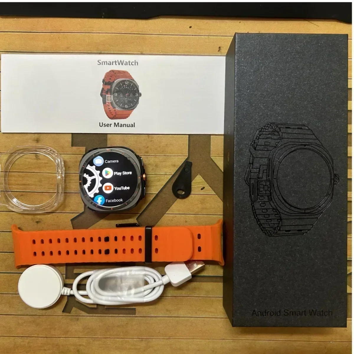 2025 New W7 5G Fitness Smart Watch Full Network GPS NFC Call Information Display Men's Sports Watch Application Download