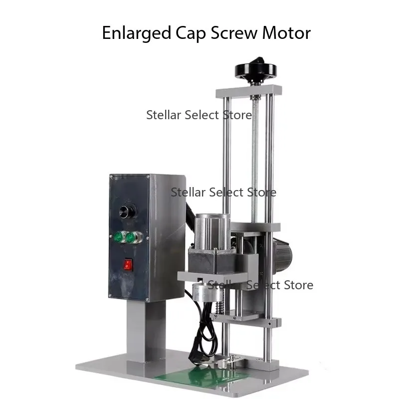HengLet DDX-450auto Glass Jar Bottle Capping Machine Electrical Manual Oil Barrel Can Capper