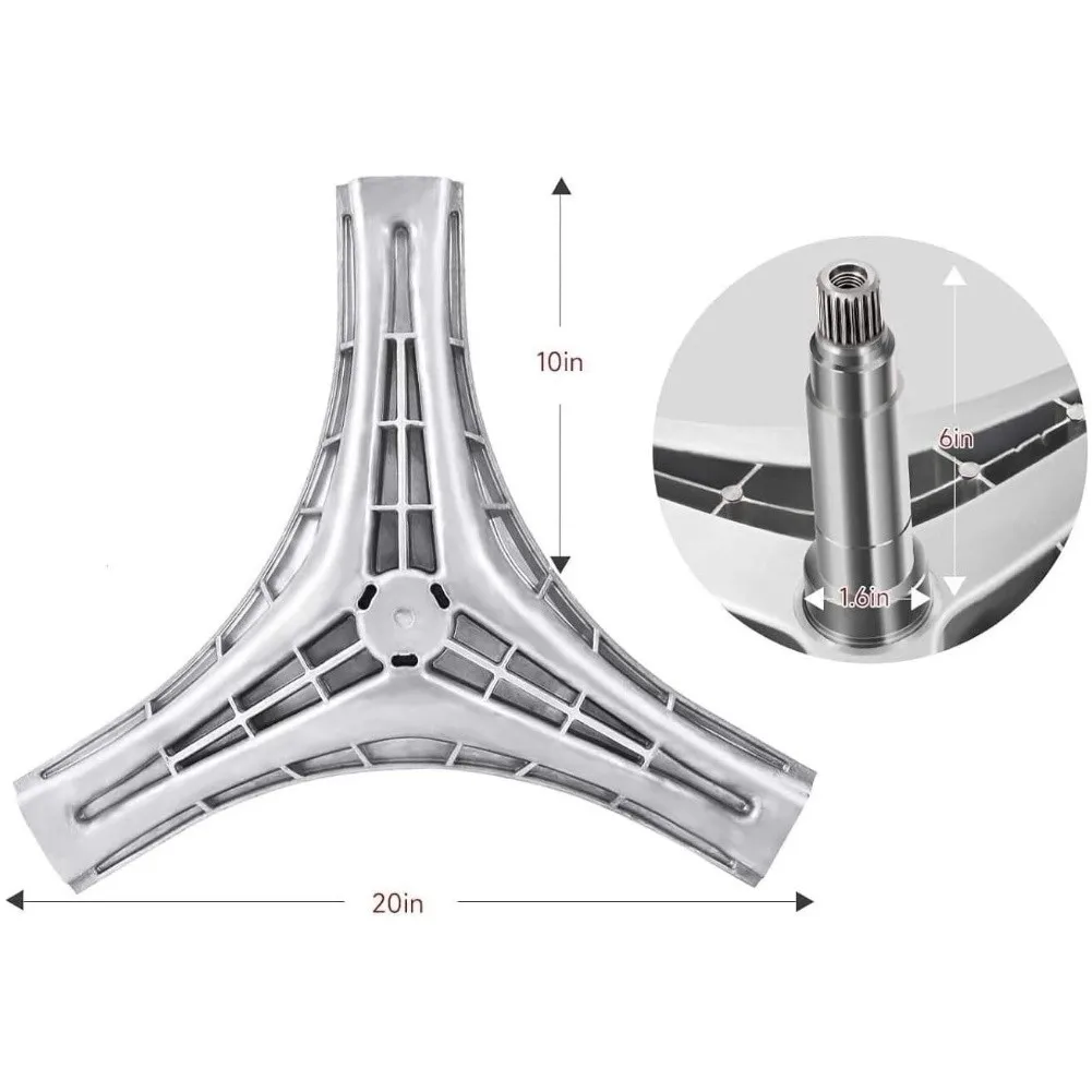 Front Load Washer Part DC97-14421A Tripod For High-speed Spin Cycles Strong Aluminum Material Moisture Resistant Build