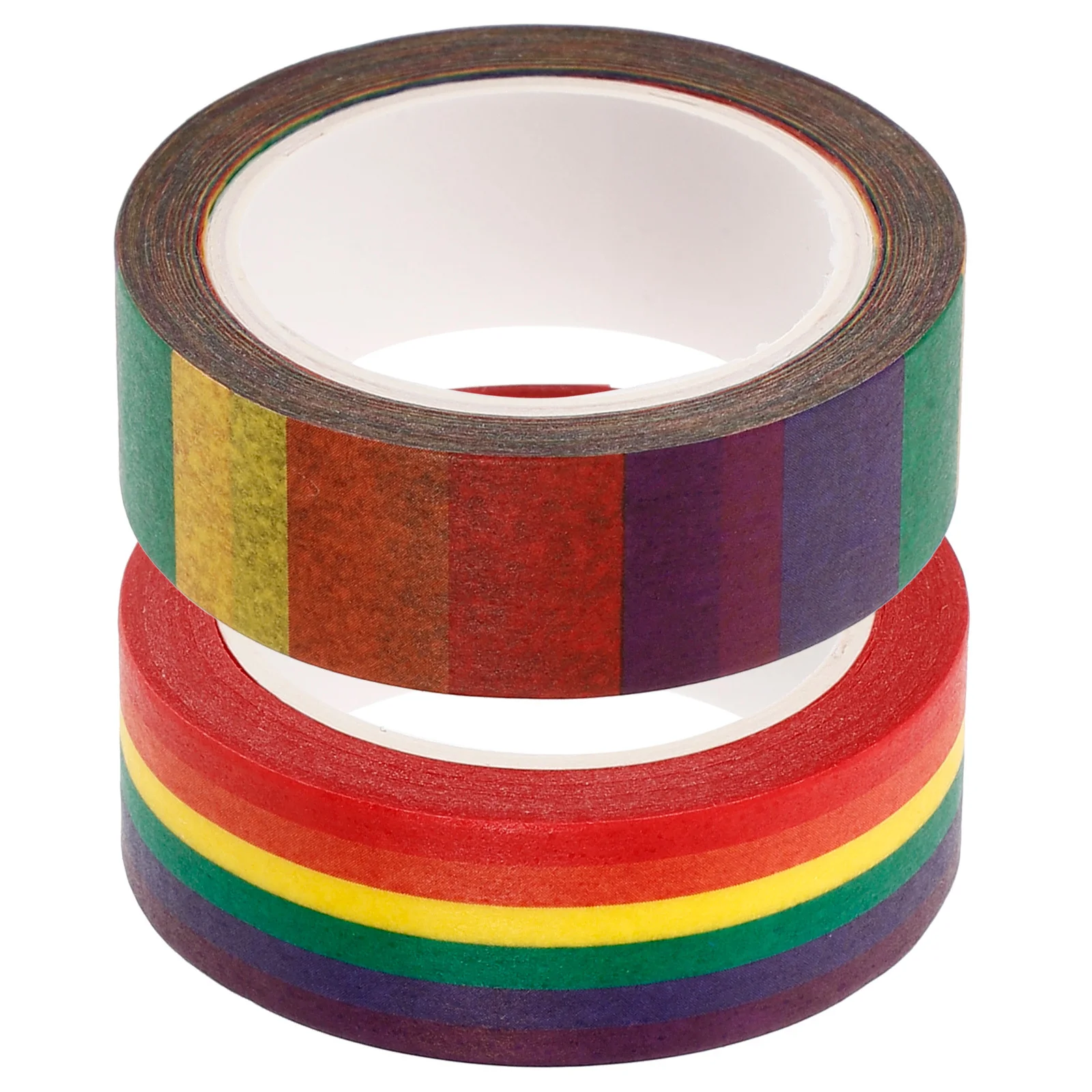 DIY Scrapbook Tapes 2 Rolls Multipurpose Japanese Paper Tape Clear Unfading Reusable Develops Kids Intelligence