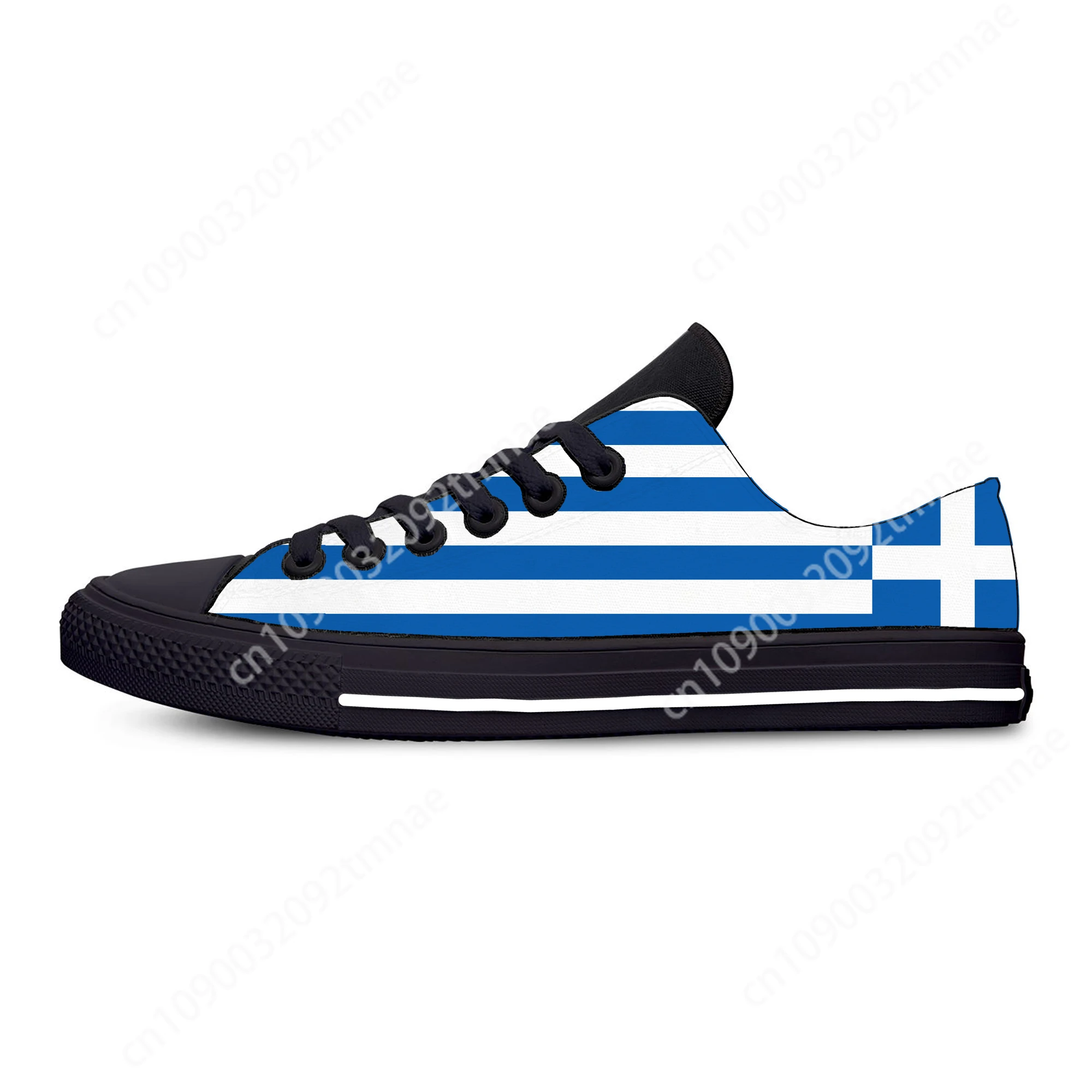 

Greece Flag Low Top Sneakers Mens Womens Teenager Casual Shoes Custom Running Shoes 3D Printed Breathable Lightweight shoe