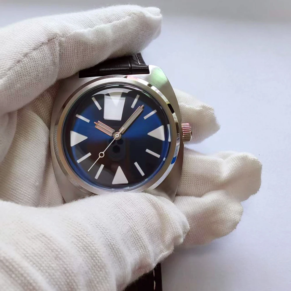 Große Herrenuhr, mechanische Armbanduhr, Automatik, Vintage 1960, Uhr Vostok Amphibia, Handaufzug, rechteckige Uhr. – Detail 3