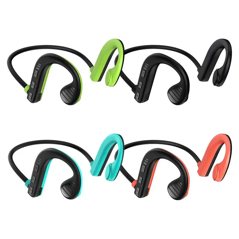 Open-eOpen-ear Headphones Noise Canceling Headphones With Air Conduction 3D Stereo Earplug Bone Conduction Sport Headphones Swea