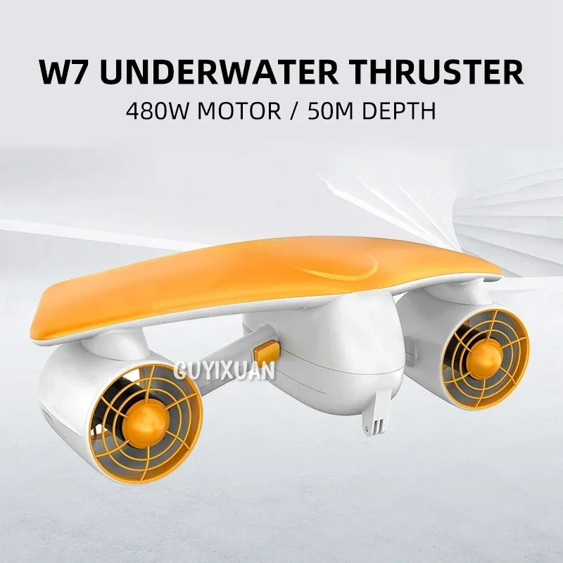 Electric Underwater Thruster Brushless Motor Diving Handheld Swimming Professional Booster Underwater Drone Shooting