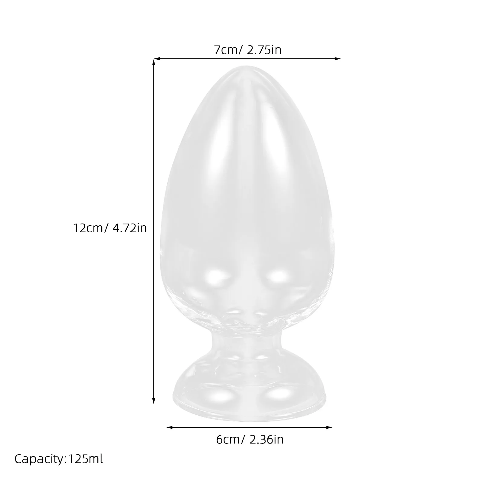 2Pcs Glass Chicken Heart Sample Bottles Durable Stable Material Simple Conical Display Laboratory Bottles Sample Bottle