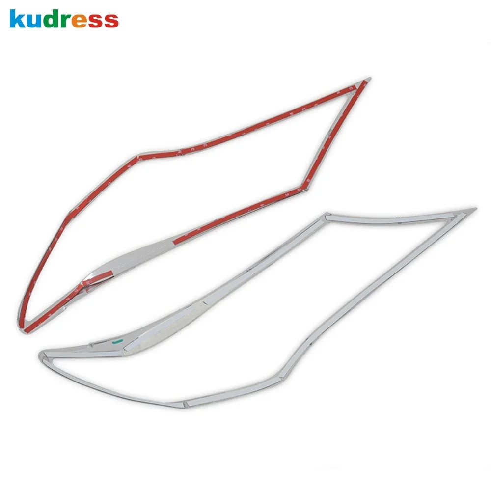 Für Toyota RAV4 RAV 4 2013 2014 2015 Chrom Auto Frontscheinwerfer Abdeckung Zierleiste Scheinwerferrahmen Zubehör