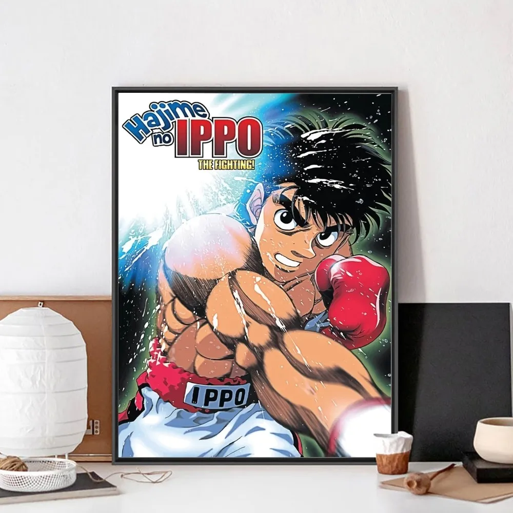 Hajime No Ippo Anime Poster No Framed Poster Kraft Club Bar Paper Vintage Poster Wall Art Painting Bedroom Study Stickers