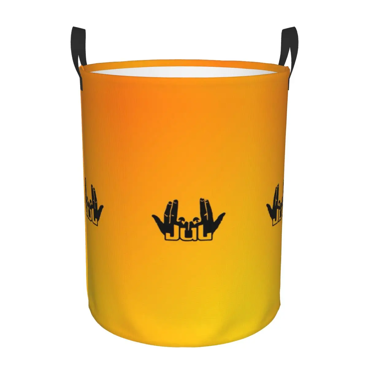 Custom JUL Rapper Music French Laundry Basket Collapsible Clothing Hamper Toys Organizer Storage Bins