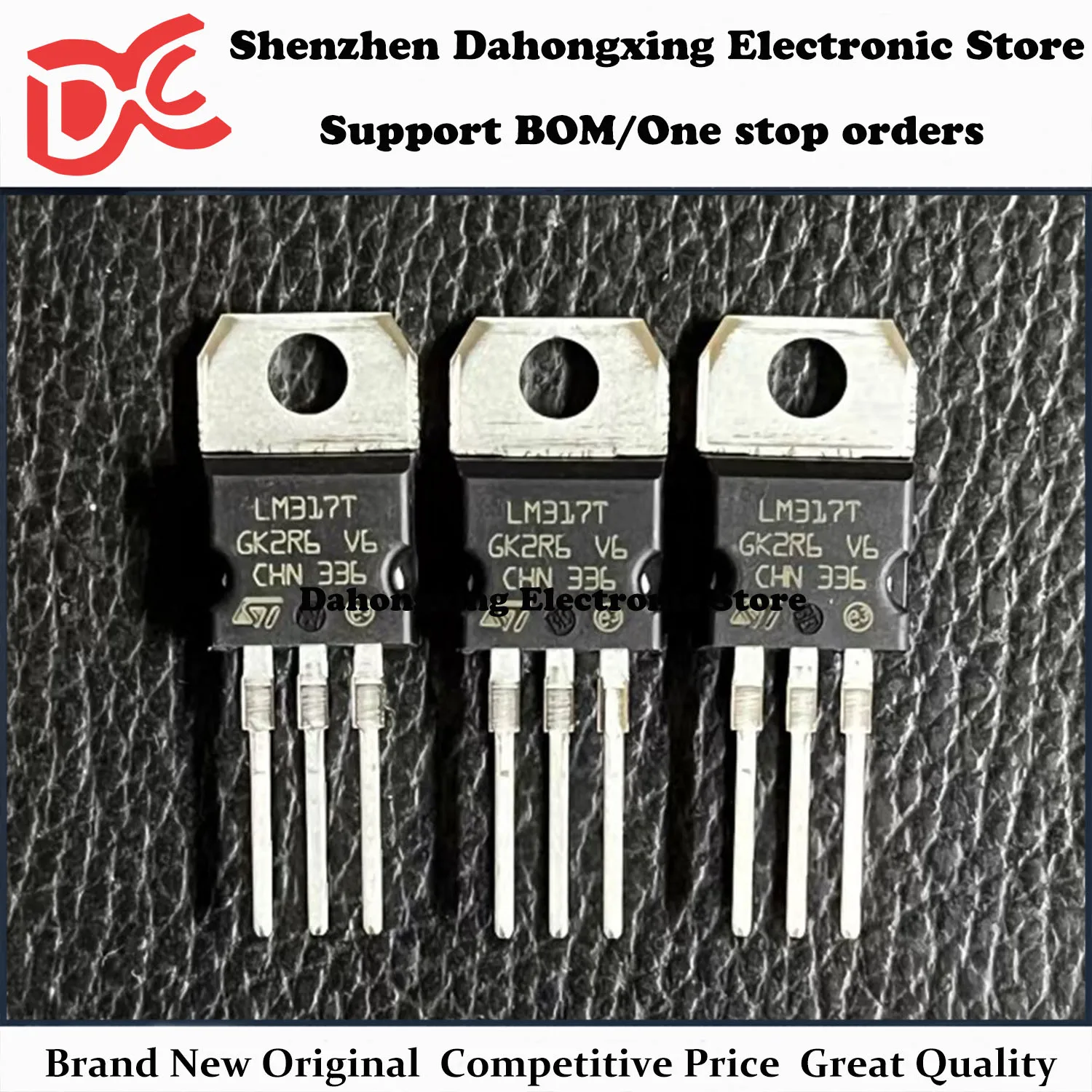 Nuevo Original, 10 Piezas LM317T TO-220, Regulador de Voltaje de Tres Terminales, Transistor, Componentes Electrónicos de Gran Calidad