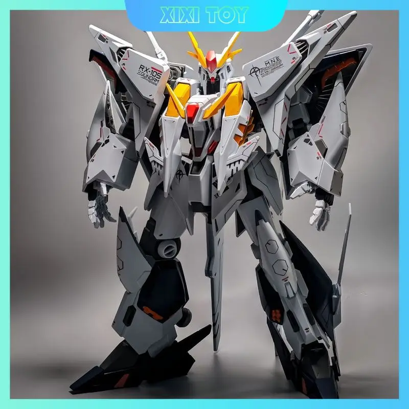 

JUJIANG New XI Ξ RX-105 HG 1/144 Assembly Model Kits Collection Mech Anime Action Figure Plastic Ornament Toys Robot Gifts