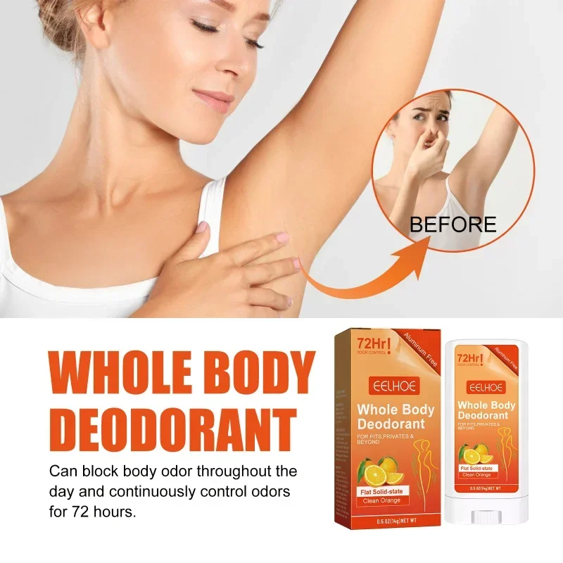 Sdotter New Body care Sweat Deodorant stick summer refreshing antiperspirant deodorizes underarm foot odor Removal cream Elimina