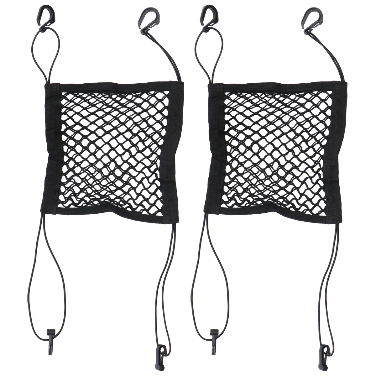 

2 Pcs Car Seat Net ganizer Heavy Duty Mesh Backseat Storage Holder for Cars SUV Trucks Easy Install Fits Most Models Keeps