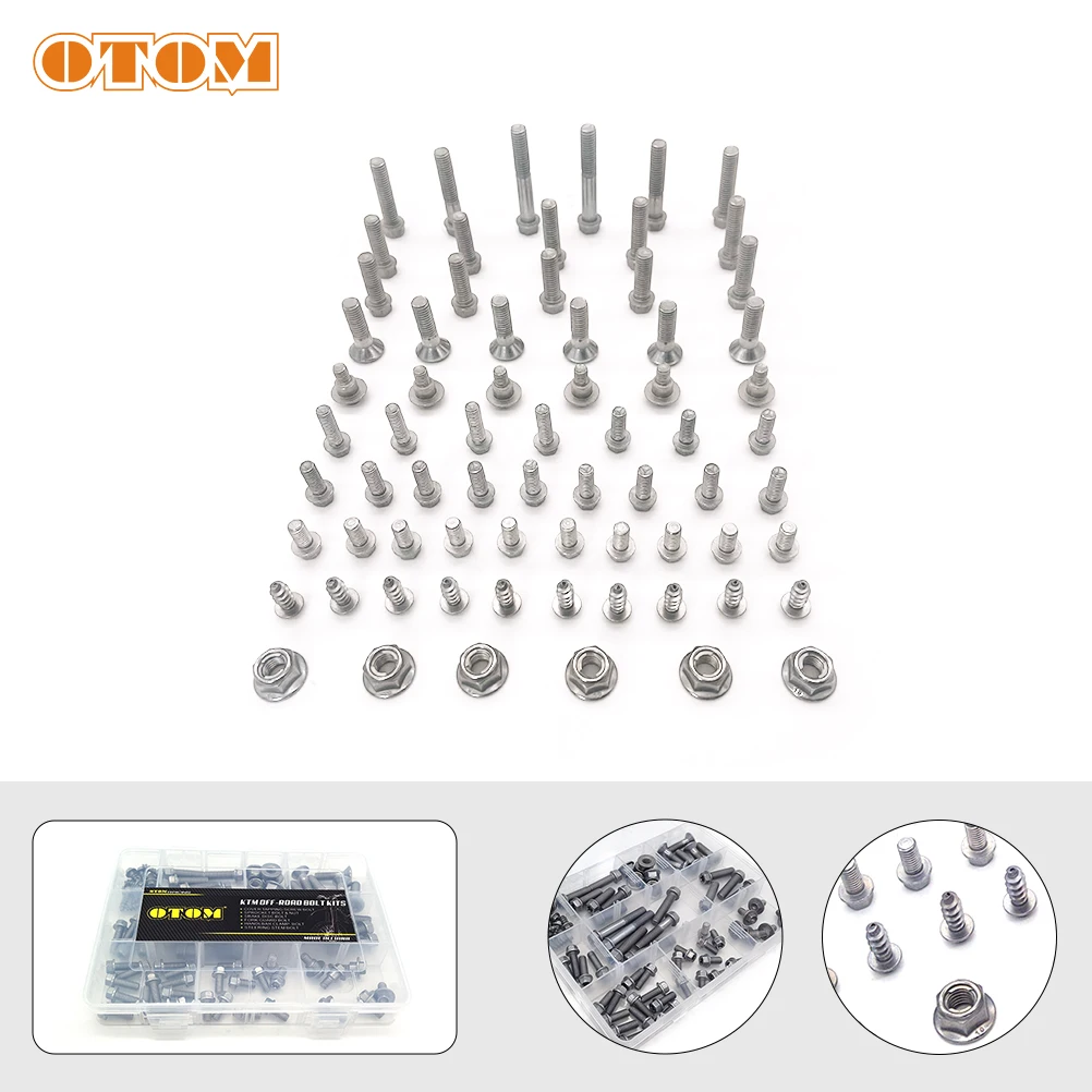 OTOM Motorcycle Accessories Full Repair Screws Bolts Kit M6 M8 For KTM SX SXF XCF EXC EXCF XCW 250 300 350 450 Dirt Bike Enduro