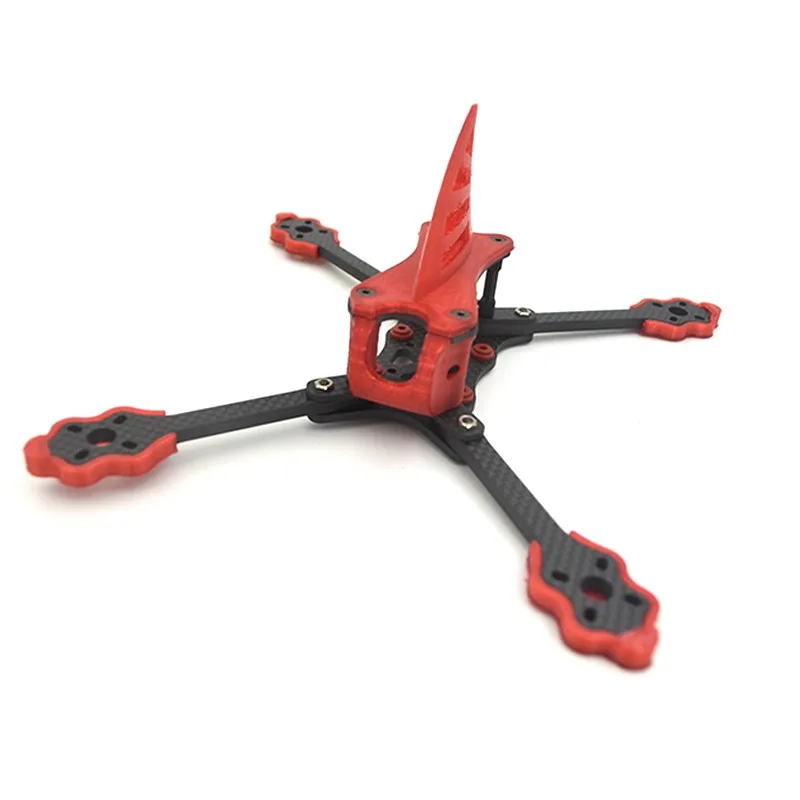 

Laser Lite 5-дюймовая рама для квадрокоптера, 224 мм, 3K, углеродное волокно, 3 мм, оружие, 77 г, легкая разделенная структура X-типа для дрона для фристайла