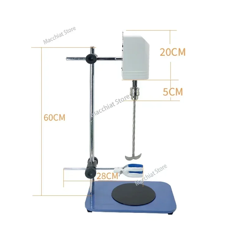 For QLAB 20L 40L 60L Digital Overhead Stirrer   Laboratory Cosmetics Solution Use