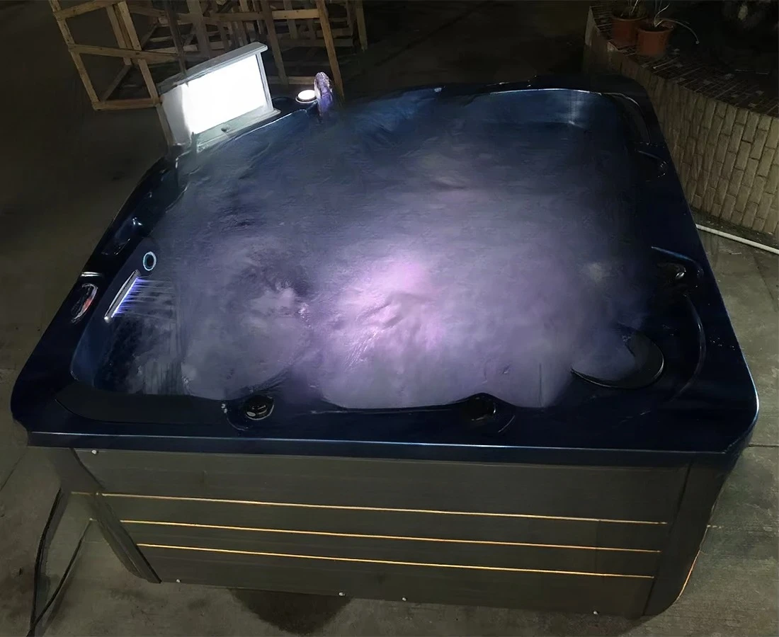 Hot Tub Outdoor Spa Bathtubs Jacuzziss Outdoor Spa Heated Pool Acrylic Jacuzzier square 5 Person Salt Therapy whirlpool Outside