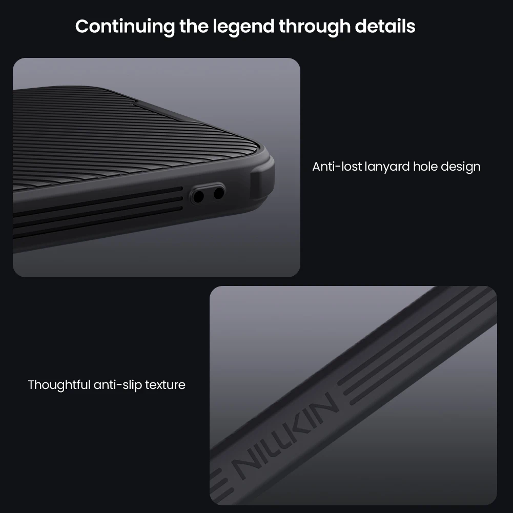Nillkin for Xiaomi Poco F7 5G CamShield TPU Case with Magnetic Anti-Slip Shockproof Shell Sliding Lens Window Protective Cover