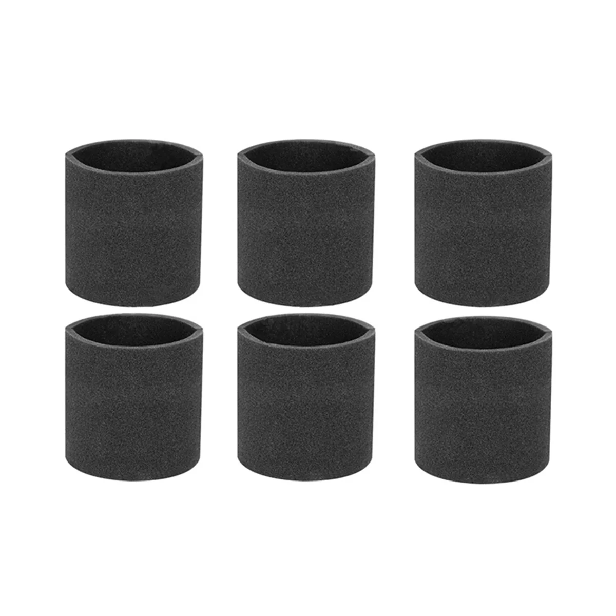 6 Pack 90585 Foam Sleeve VF2001 Foam Replacement Filters for Shop Vac Wet Dry Vacuum Cleaner, Replace Parts 9058500