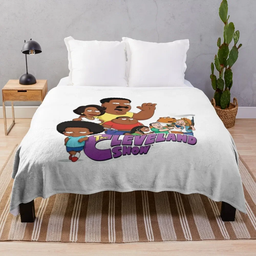 

The Cleveland show Throw Blanket Cute Nap Blankets christmas gifts Tourist Blankets