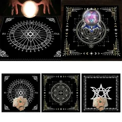 Divinations Cards Table Cloth Tapestry Hexagram Moon-Phases Tarot Card Tablecloth Astrology Tarot Witchcraft Deck Cloth