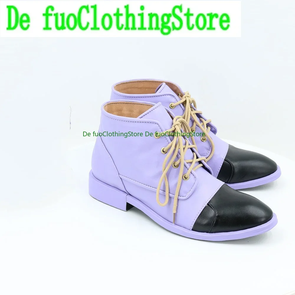 

Bizarre Adventure Kujo Jotaro Cosplay Shoes Boots Game Anime Halloween Christmas DefuoClothing Shoes Store