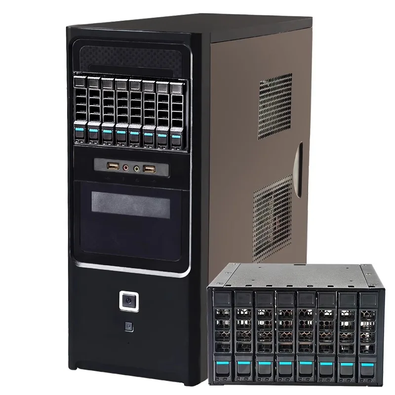 

Отсек NVMe U.2SSD8 с возможностью горячей замены, 2,5-дюймовый отсек для оптического привода, расширительный жесткий диск