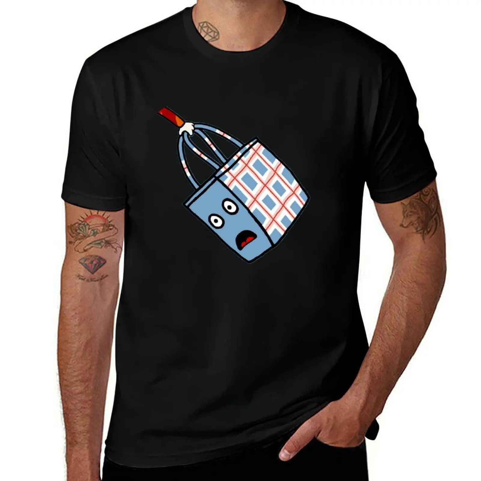 

Sarah and Duck bag day T-Shirt mens graphic t shirts funny t shirts cotton t shirts for man cotton soft T-shirt