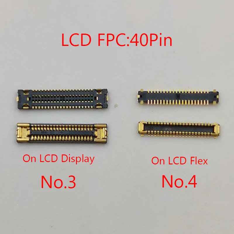 5-10pcs 64 54 40 34 Pin USB Charger Charging Port FPC Connector On Board For Samsung Galaxy A50 A505 A505F FN/DS LCD Screen Flex