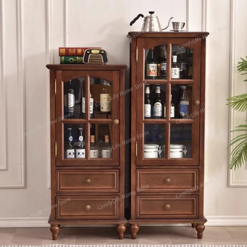 

Glass Bookshelf Living Room Cabinets Display Decor Filing Librero Shelf Living Room Cabinets Pantry Wood Vitrina Home Furniture