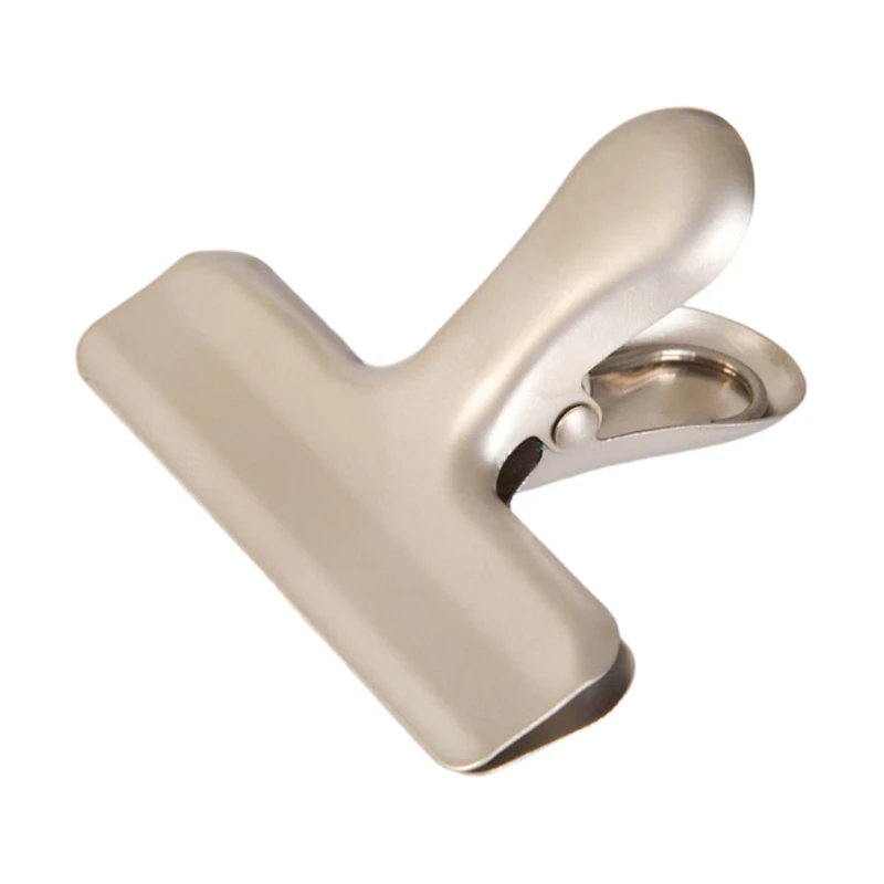 Colorful Bull Clips Stainless Steel Paper Clamps File Clip for Receipts Bills QXNE