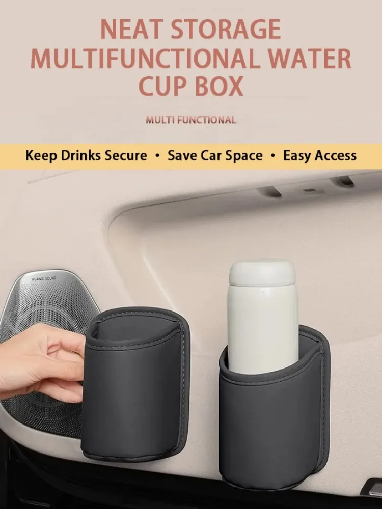 Universal Auto Lagerung Organizer, Auto Tür Tasse Halter Box Zurück Clip Design Trinken Rack Lagerung Bin Auto Sitz Zurück Wasser Tasse box Oder