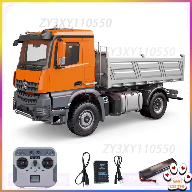 

1/14 5701 Hot Kabolite Rc Toys Dump Truck 4x4 Remote Control Tipper Car 3 In 1 Mainboard Sound Light 2-Speed Transmission Model