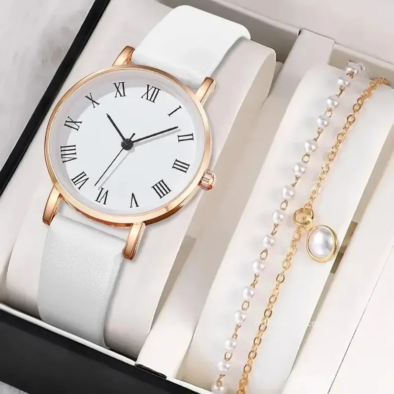 

2Pcs Set Women Watches Female Clock Luxury Brand Design Women Watches Simple Fashion Ladies Watches Relogio Feminino Reloj Mujer