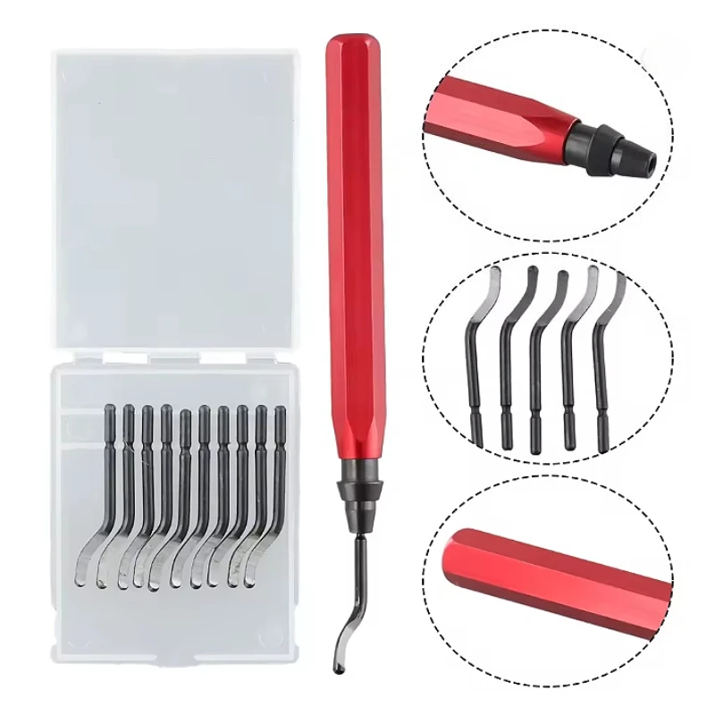 

Инструмент для снятия заусенцев Ремонт Инструмент для снятия заусенцев Ручные инструменты Легкое металлическое лезвие Водонепроницаемая алюминиевая ручка