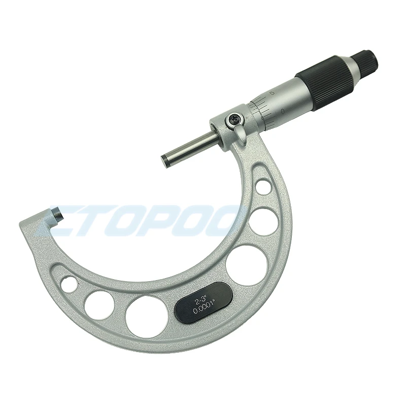 ETOPOO25-50-75-100MM Bearing Steel Outside Micrometer 4pcs 0-1/1-2/2-3/3-4 inch Accuracy 0.0001\