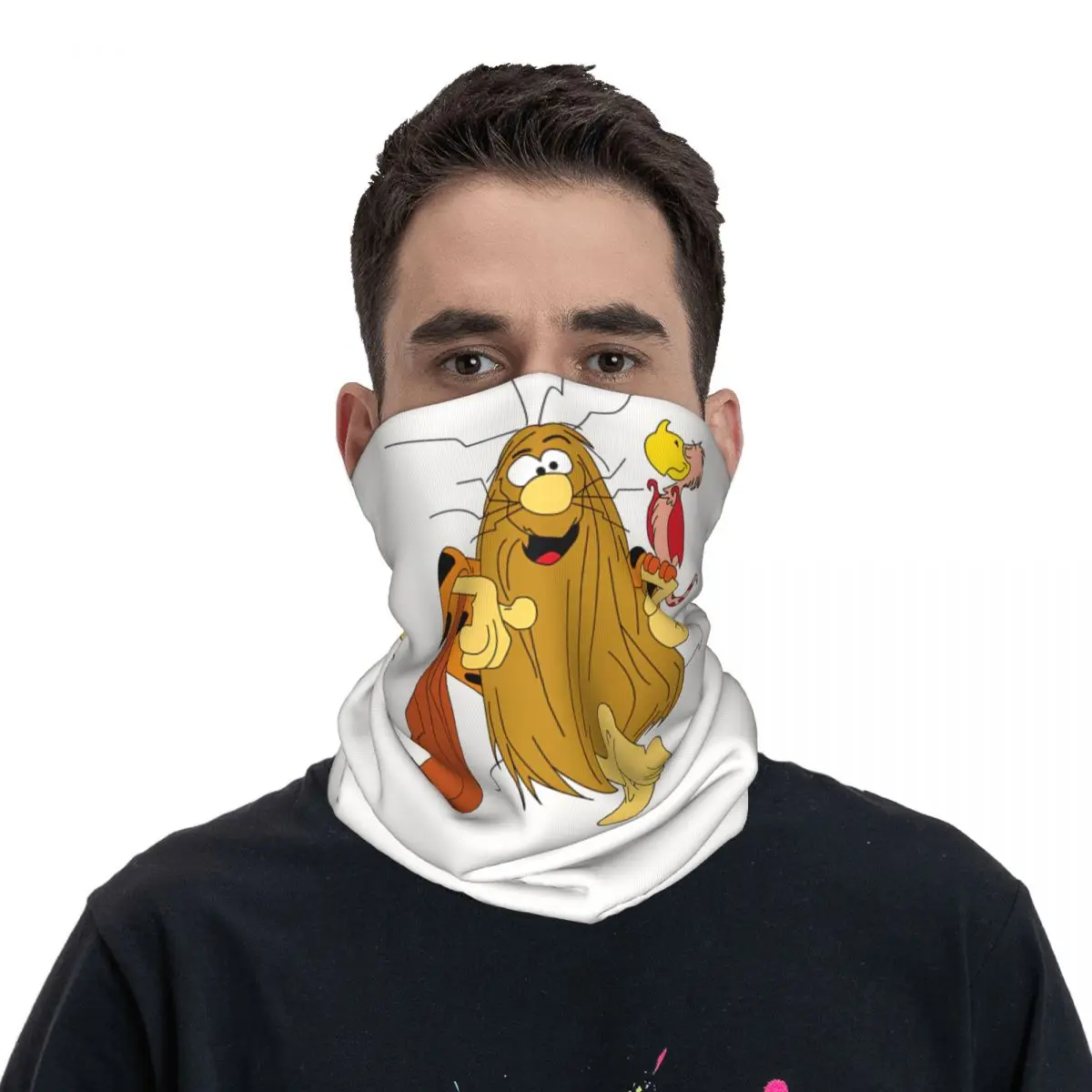 Écharpe services.com Caveman pour hommes et femmes, cache-cou, bandana, mince, été