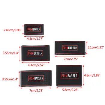 Rukojeť zastřihovače Holič 5 ks Rukojeť zastřihovače vlasů Gumová protiskluzová konstrukce Holičské rukojeti na kolo Kadeřnické ozdobné kroužky 8 nejlepší prodej zastřihovač holičství grip supreme - №3