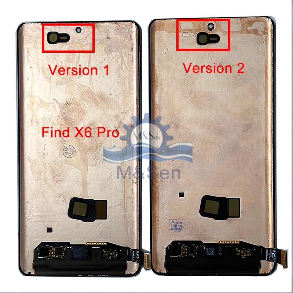 6.74'' Original AMOLED For Oppo Find X6 LCD PGFM10 Display Screen Touch Panel Digitizer For Oppo Find X6 Pro PGEM110 LCD