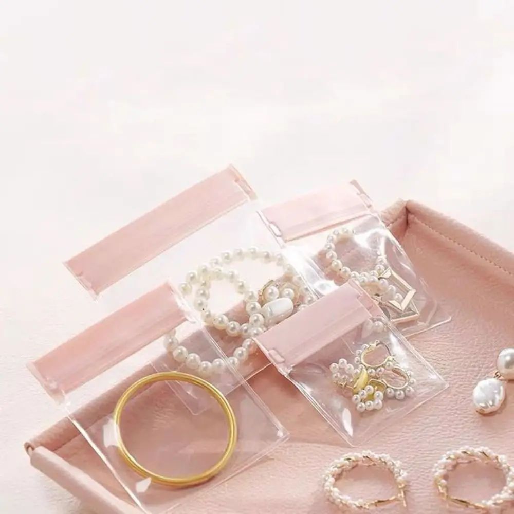 EVA Jewelry Pouch Bag Durable Anti-Oxidation Dustproof Jewelry Organizer Jewelry Sealing Bag Transparent Earring Storage Bag