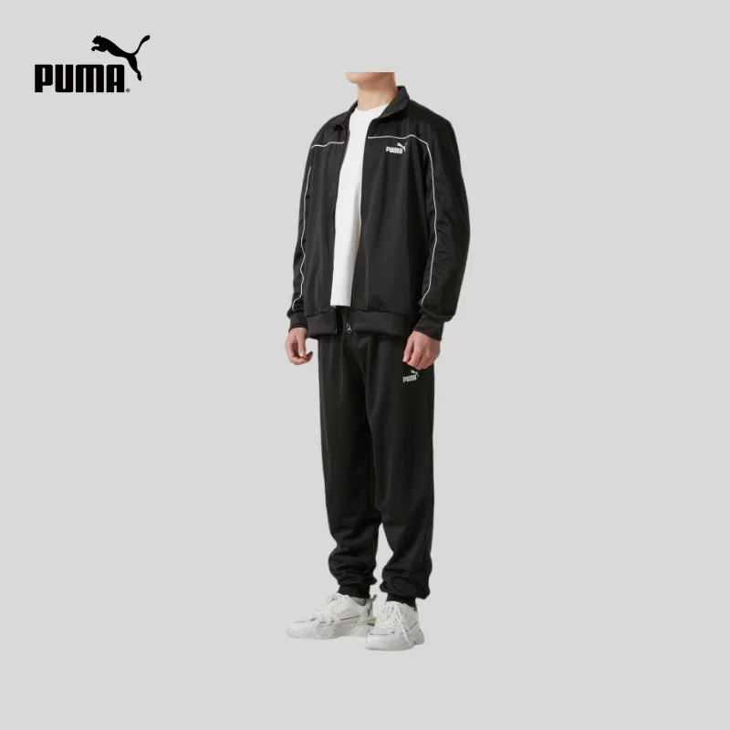 PUMA PUMA Simple Training Men's Sports and Leisure Suit Two-piece Clothes Trousers 687653-01