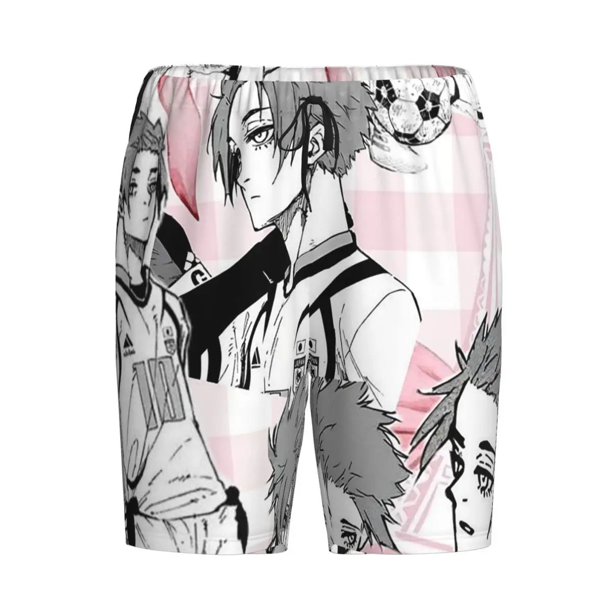 

Мужские пижамные штаны Custom Itoshi Sae Blue Lock с аниме-принтом, шорты для сна, домашняя одежда, нижняя часть пижамы