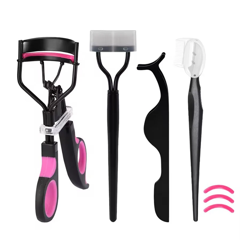 

Dual Color Handle Eyelash Curler Sunflower artificial eyelash assistant eyebrow trimmer steel needle portable